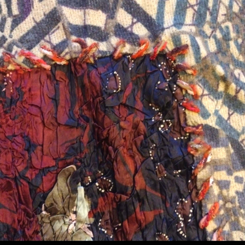 Patchwork Alberto Makali Embroidery Longsleeve Bl… - image 4